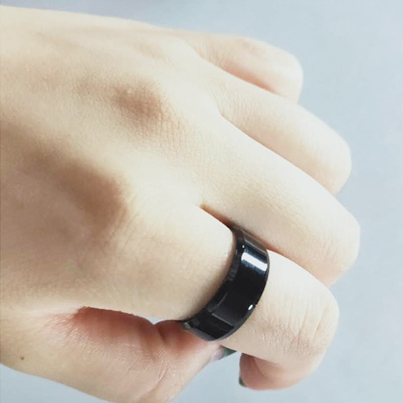 Peris Gems Classic Polished Titanium Rings Unisex | Stainless Steel SHEIN Amazon Temu
