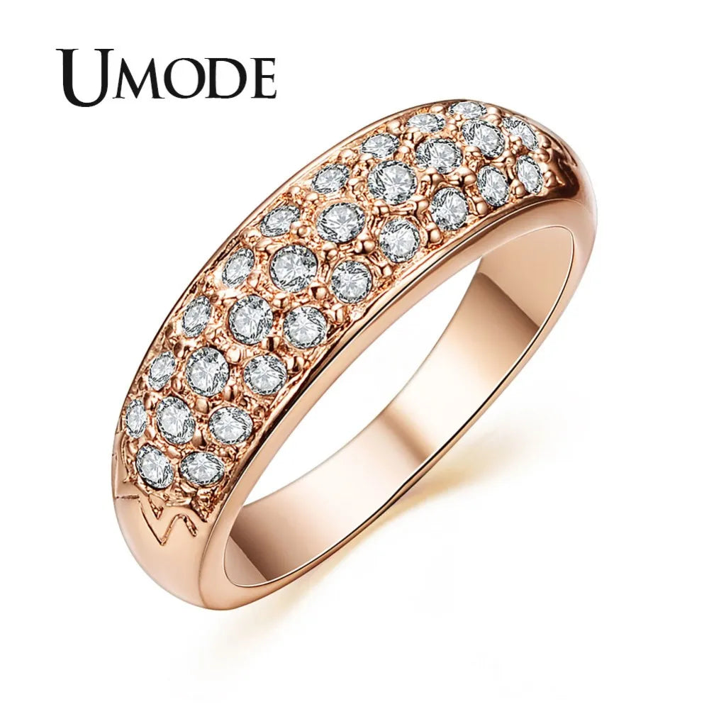 Peris Gems Classic Rose Gold Diamond Studded Ring for Women SHEIN Amazon Temu