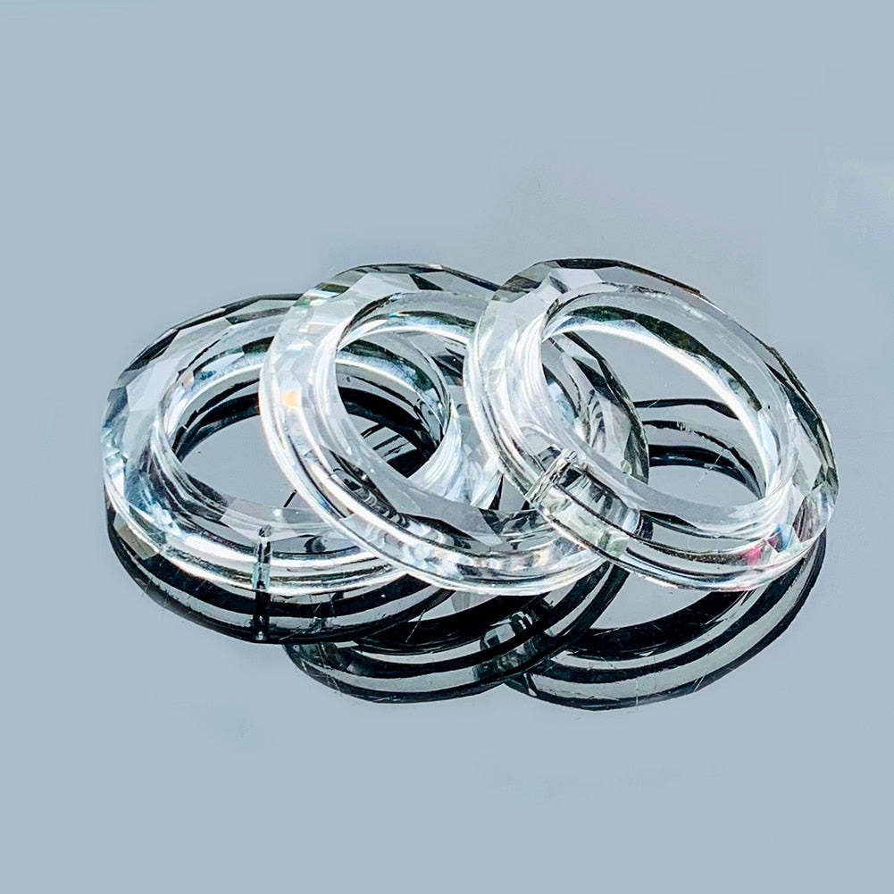 Peris Gems Clear Glass Suncatcher Chandelier | Crystal 2PCS 50MM Ring SHEIN Amazon Temu