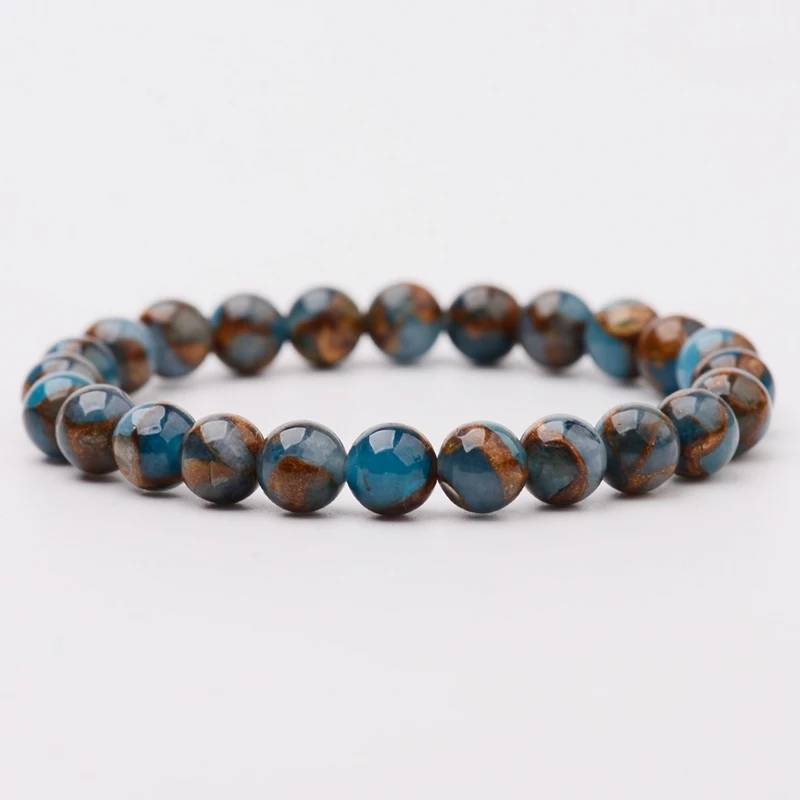 Peris Gems Cloisonne Charka Energy Beads Bracelets Unisex 8MM Wide SHEIN Amazon Temu
