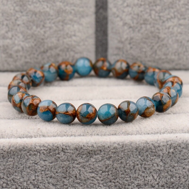 Peris Gems Cloisonne Charka Energy Beads Bracelets Unisex 8MM Wide SHEIN Amazon Temu