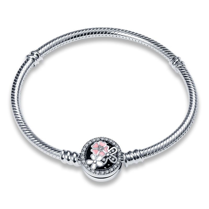 Peris Gems CMB059 / 18cm Sterling Silver Snake Chain Bracelets for Women | Sliding Bangle SHEIN Amazon Temu