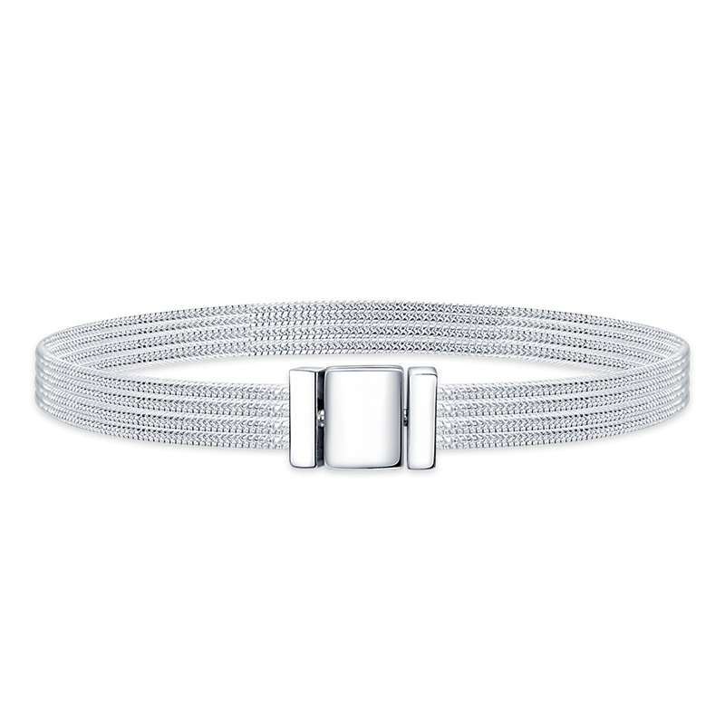 Peris Gems CMB074 / 19cm Sterling Silver Snake Chain Bracelets for Women | Sliding Bangle SHEIN Amazon Temu