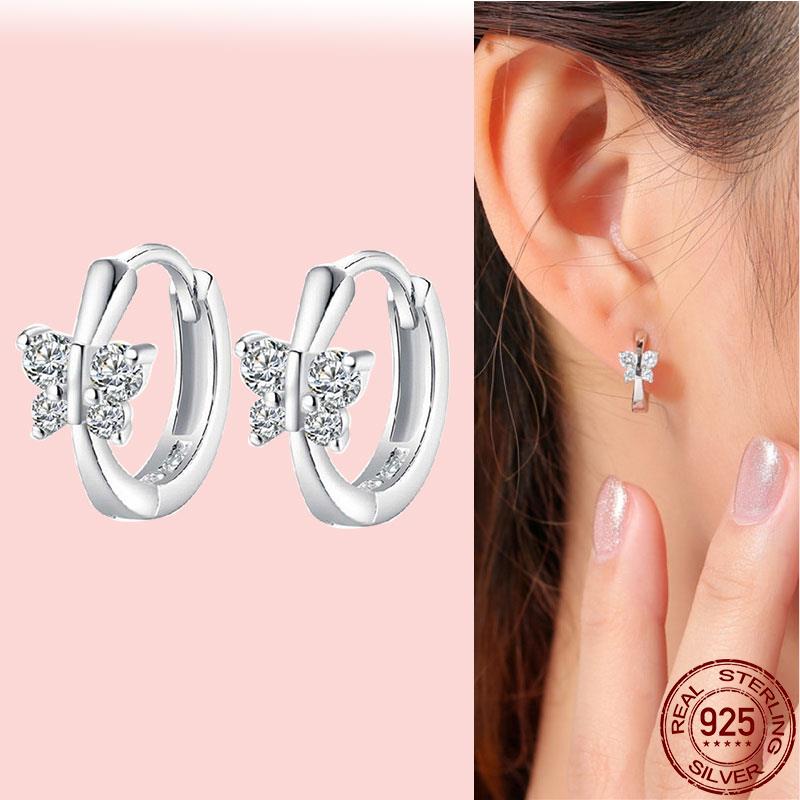 Peris Gems CME046 Round Zirconia Pave Earrings for Women | 925 Sterling Silver Dangle Earrings Round Zirconia Pave Earrings for Women | 925 Sterling Silver SHEIN Amazon Temu