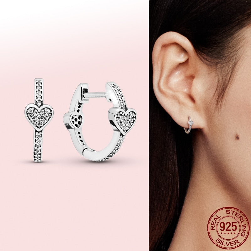 Peris Gems CME1405 Round Zirconia Pave Earrings for Women | 925 Sterling Silver Dangle Earrings Round Zirconia Pave Earrings for Women | 925 Sterling Silver SHEIN Amazon Temu