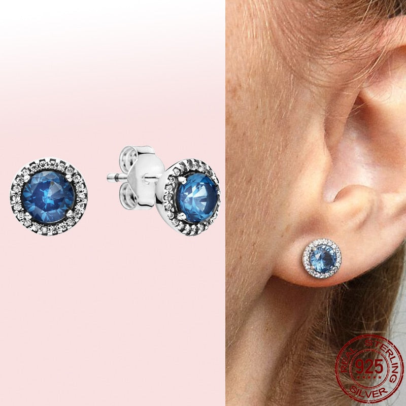 Peris Gems CME1409 Round Zirconia Pave Earrings for Women | 925 Sterling Silver Dangle Earrings Round Zirconia Pave Earrings for Women | 925 Sterling Silver SHEIN Amazon Temu