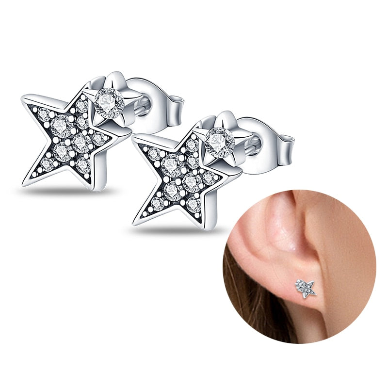 Peris Gems CME1417 Round Zirconia Pave Earrings for Women | 925 Sterling Silver Dangle Earrings Round Zirconia Pave Earrings for Women | 925 Sterling Silver SHEIN Amazon Temu