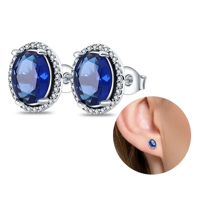 Peris Gems CME1419 Round Zirconia Pave Earrings for Women | 925 Sterling Silver Dangle Earrings Round Zirconia Pave Earrings for Women | 925 Sterling Silver SHEIN Amazon Temu