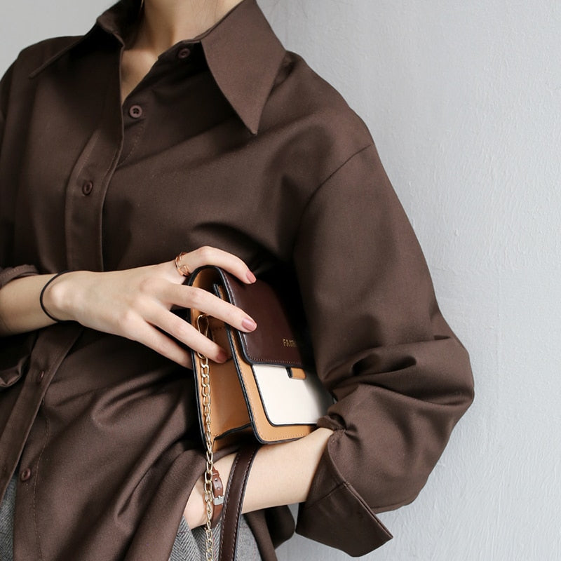 Peris Gems Coffee Blouse for Women | Casual Solid Long Sleeve Shirt SHEIN Amazon Temu