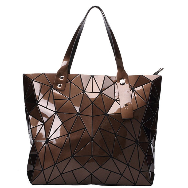 Peris Gems Coffee Geometric Shoulder Tote Bag for Women | Medium Shopper Purse SHEIN Amazon Temu