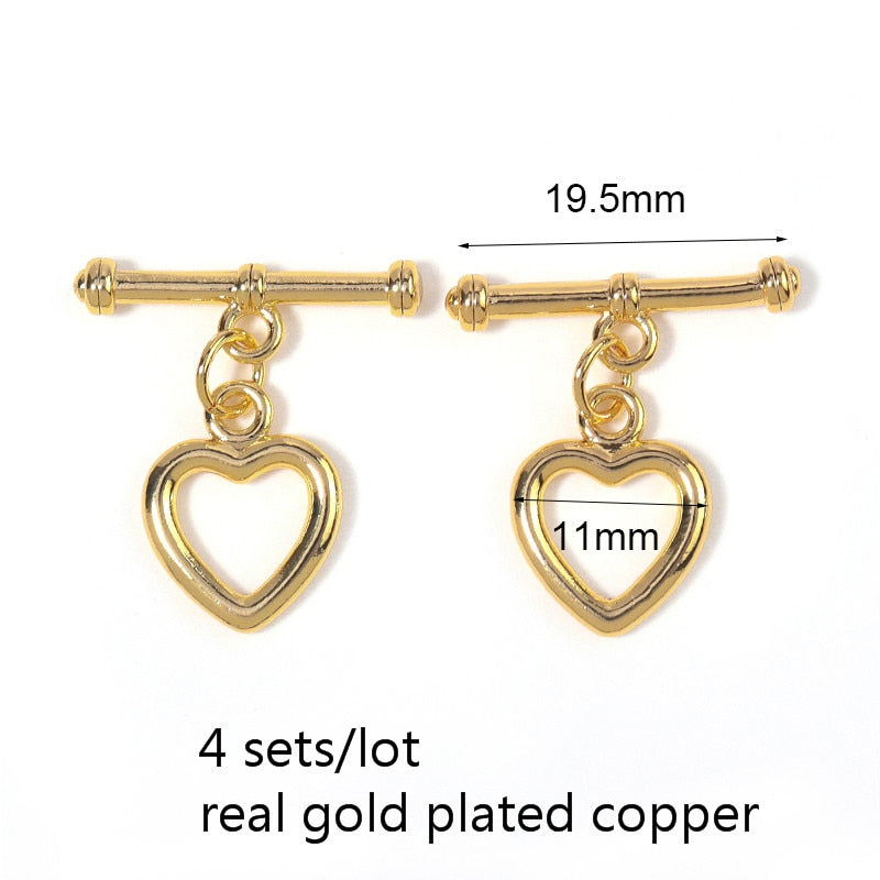 Peris Gems Copper 4 sets 10 Irregular Curved OT Toggle Clasps for DIY Jewelry Making SHEIN Amazon Temu