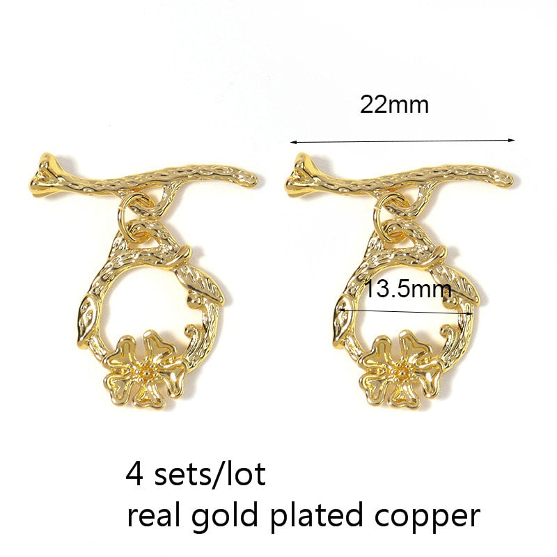 Peris Gems Copper 4 sets 9 Irregular Curved OT Toggle Clasps for DIY Jewelry Making SHEIN Amazon Temu