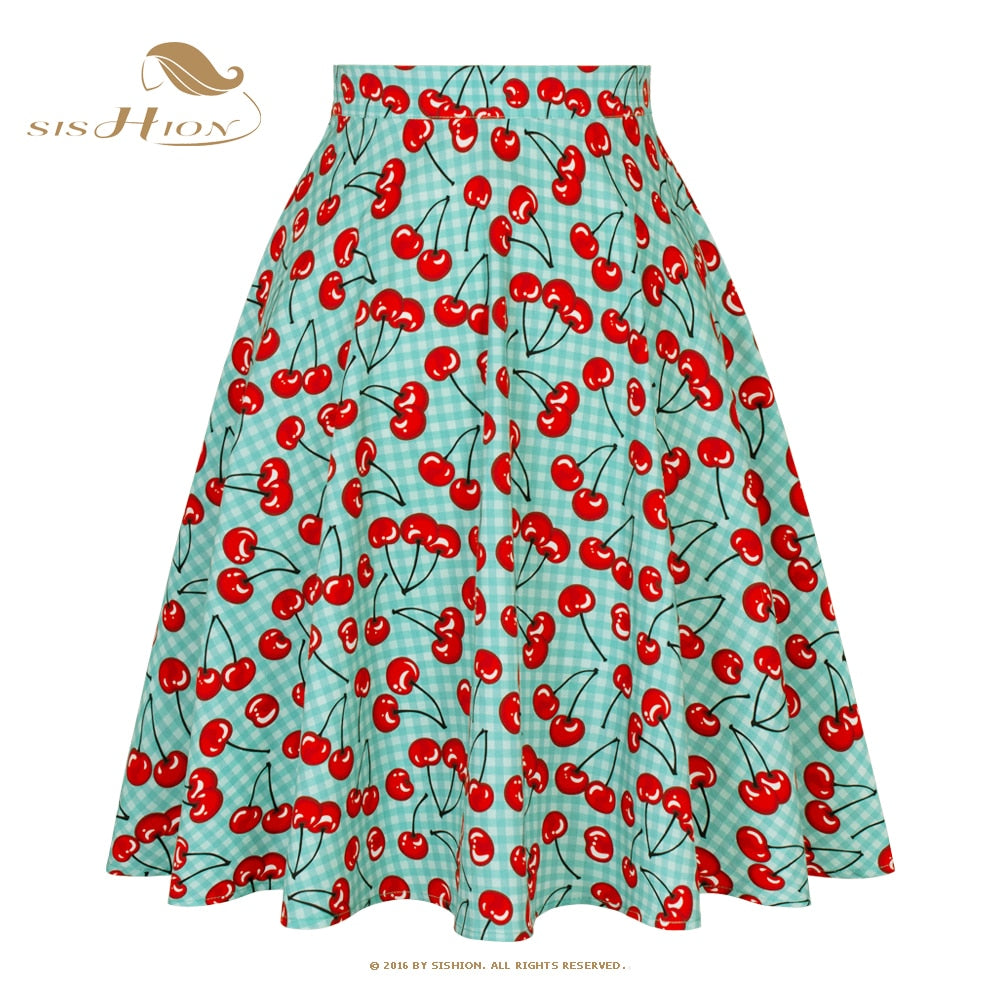 Peris Gems Cotton Midi Skirt Collection for Women | Floral Polka Dot Skirts SHEIN Amazon Temu