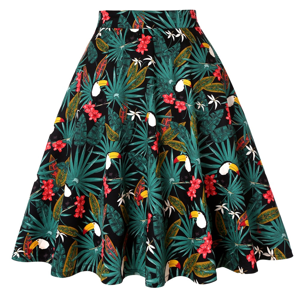 Peris Gems Cotton Midi Skirt Collection for Women | Floral Polka Dot Skirts SHEIN Amazon Temu