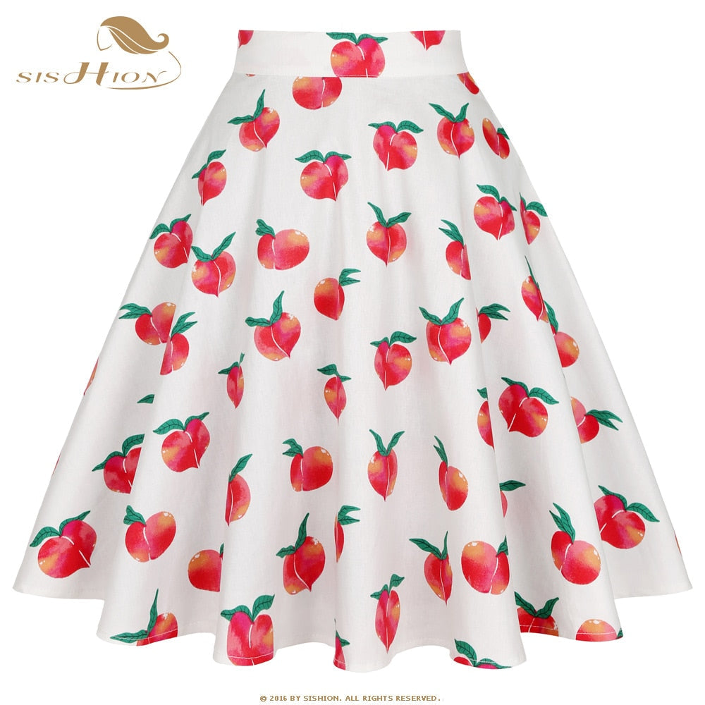 Peris Gems Cotton Midi Skirt Collection for Women | Floral Polka Dot Skirts SHEIN Amazon Temu