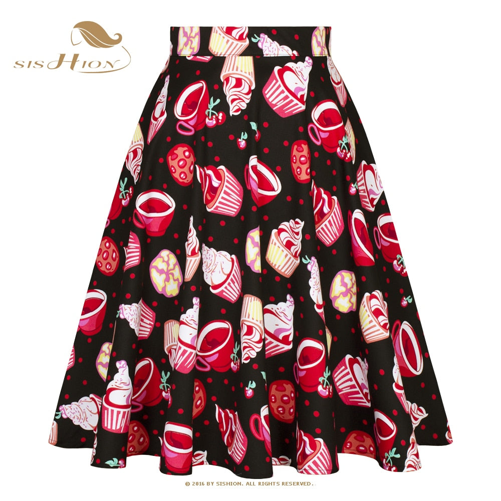 Peris Gems Cotton Midi Skirt Collection for Women | Floral Polka Dot Skirts SHEIN Amazon Temu