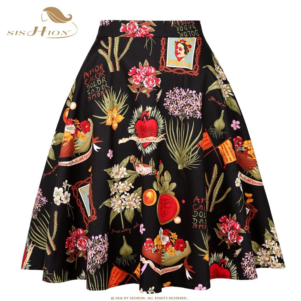 Peris Gems Cotton Midi Skirt Collection for Women | Floral Polka Dot Skirts SHEIN Amazon Temu