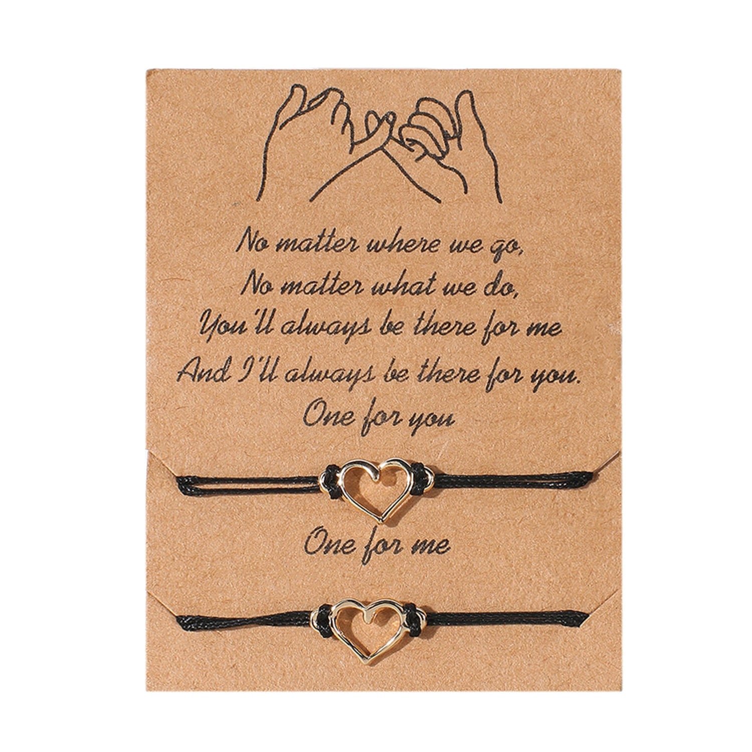 Peris Gems Couples 2pc Love Bracelet Set | Braided Rope Charm Bracelets SHEIN Amazon Temu