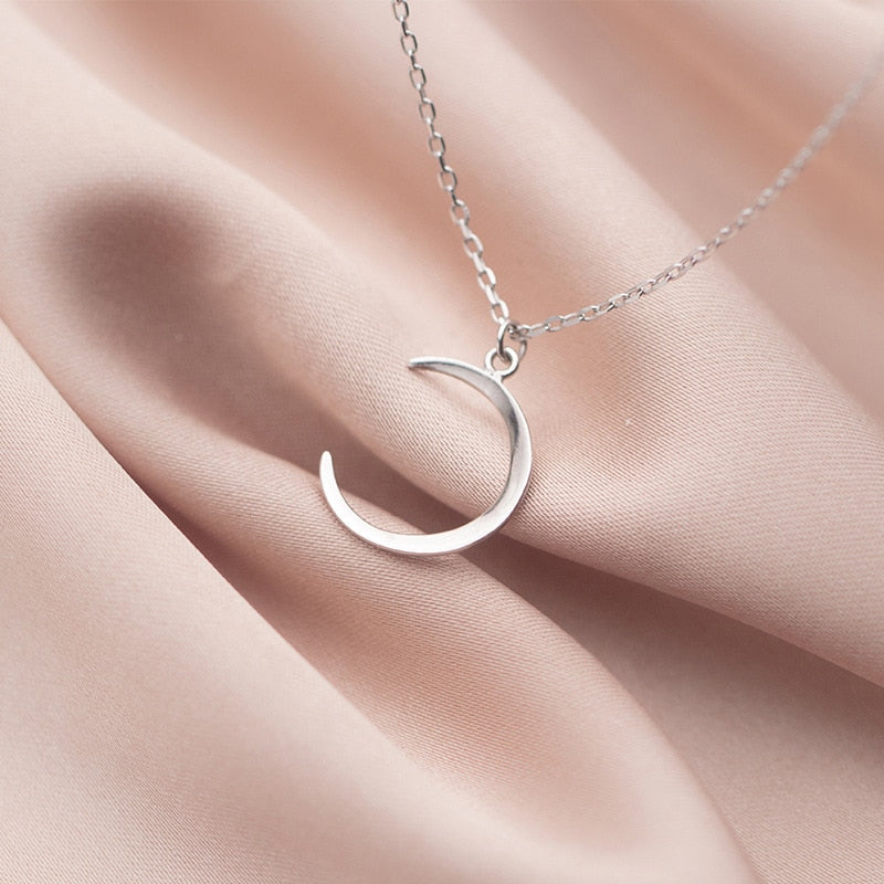 Peris Gems Crescent Moon Pendant Necklace for Women | Sterling Silver SHEIN Amazon Temu