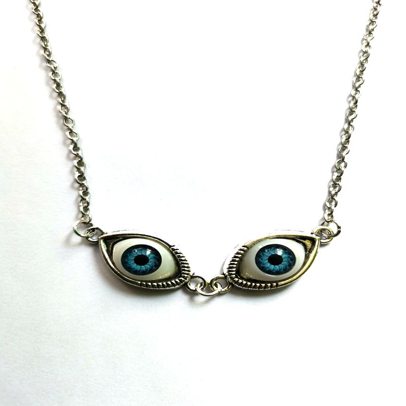 Peris Gems Cross chain 2 Blue Evil Eye Choker Necklace for Women | Protective Necklaces Blue Evil Eye Choker Necklace for Women Protective Necklaces SHEIN Amazon Temu