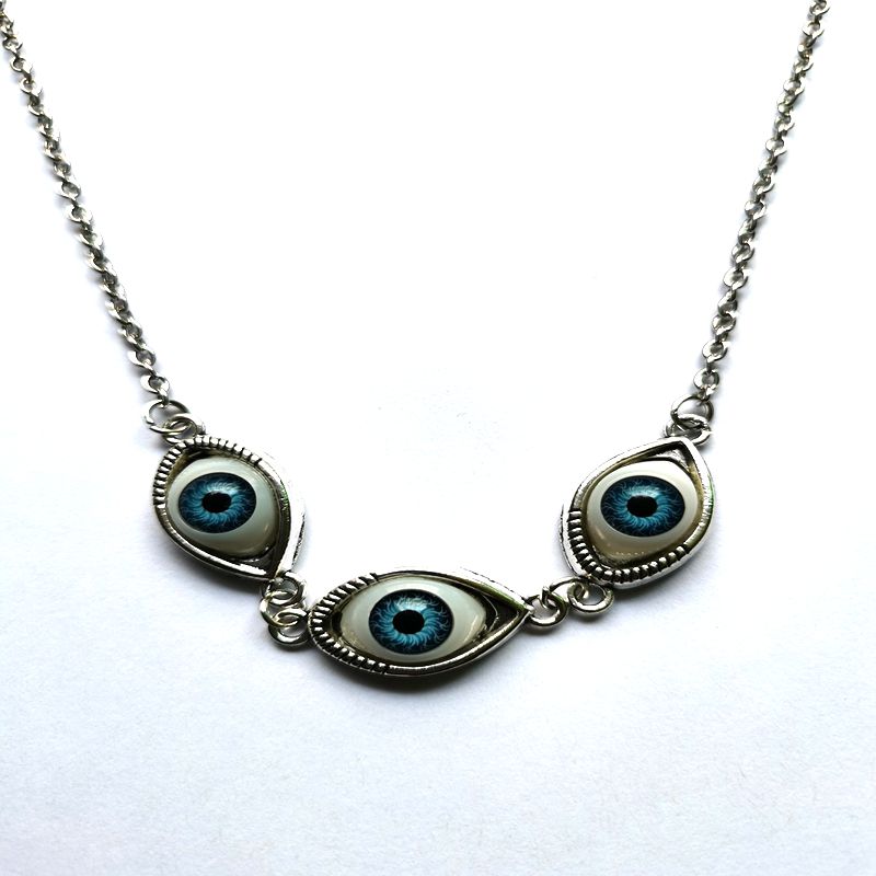 Peris Gems Cross chain 3 Blue Evil Eye Choker Necklace for Women | Protective Necklaces Blue Evil Eye Choker Necklace for Women Protective Necklaces SHEIN Amazon Temu