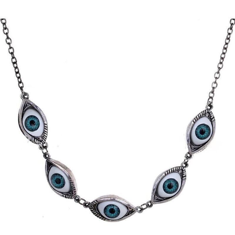 Peris Gems Cross chain 5 Blue Evil Eye Choker Necklace for Women | Protective Necklaces Blue Evil Eye Choker Necklace for Women Protective Necklaces SHEIN Amazon Temu