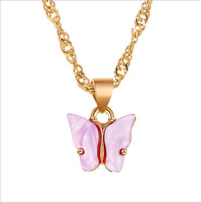 Peris Gems Crystal Butterfly Necklaces for Women | Gold Silver SHEIN Amazon Temu