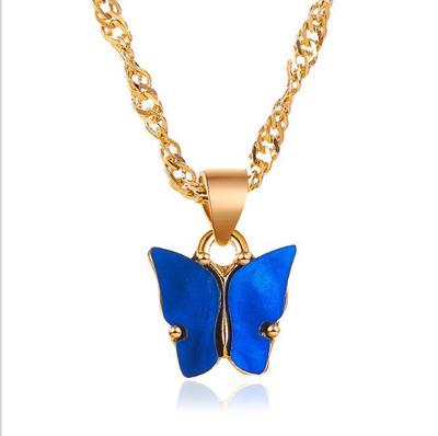 Peris Gems Crystal Butterfly Necklaces for Women | Gold Silver SHEIN Amazon Temu