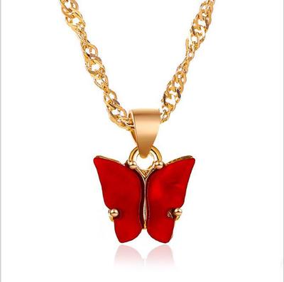 Peris Gems Crystal Butterfly Necklaces for Women | Gold Silver SHEIN Amazon Temu