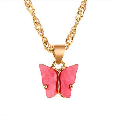 Peris Gems Crystal Butterfly Necklaces for Women | Gold Silver SHEIN Amazon Temu