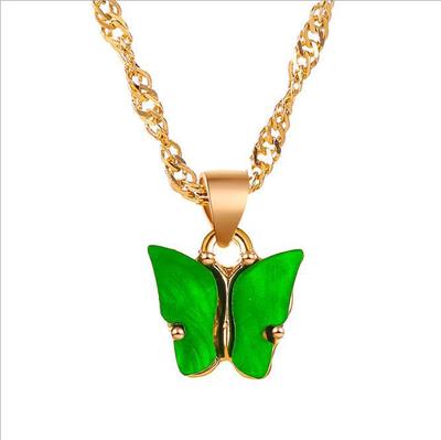 Peris Gems Crystal Butterfly Necklaces for Women | Gold Silver SHEIN Amazon Temu
