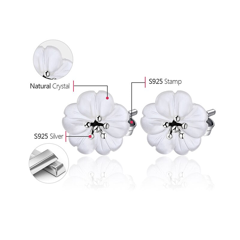 Peris Gems Crystal Daisy Flower Stud Earrings for Women | Rose Flower Earrings Crystal Daisy Flower Stud Earrings | Rose Flower Earrings SHEIN Amazon Temu