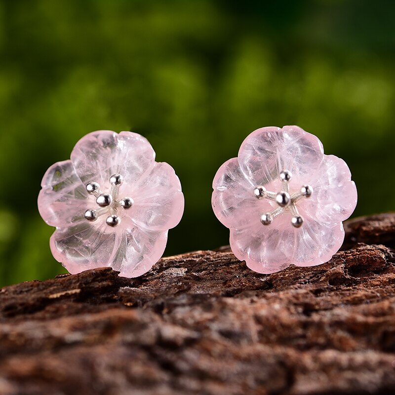 Peris Gems Crystal Daisy Flower Stud Earrings for Women | Rose Flower Earrings Crystal Daisy Flower Stud Earrings | Rose Flower Earrings SHEIN Amazon Temu