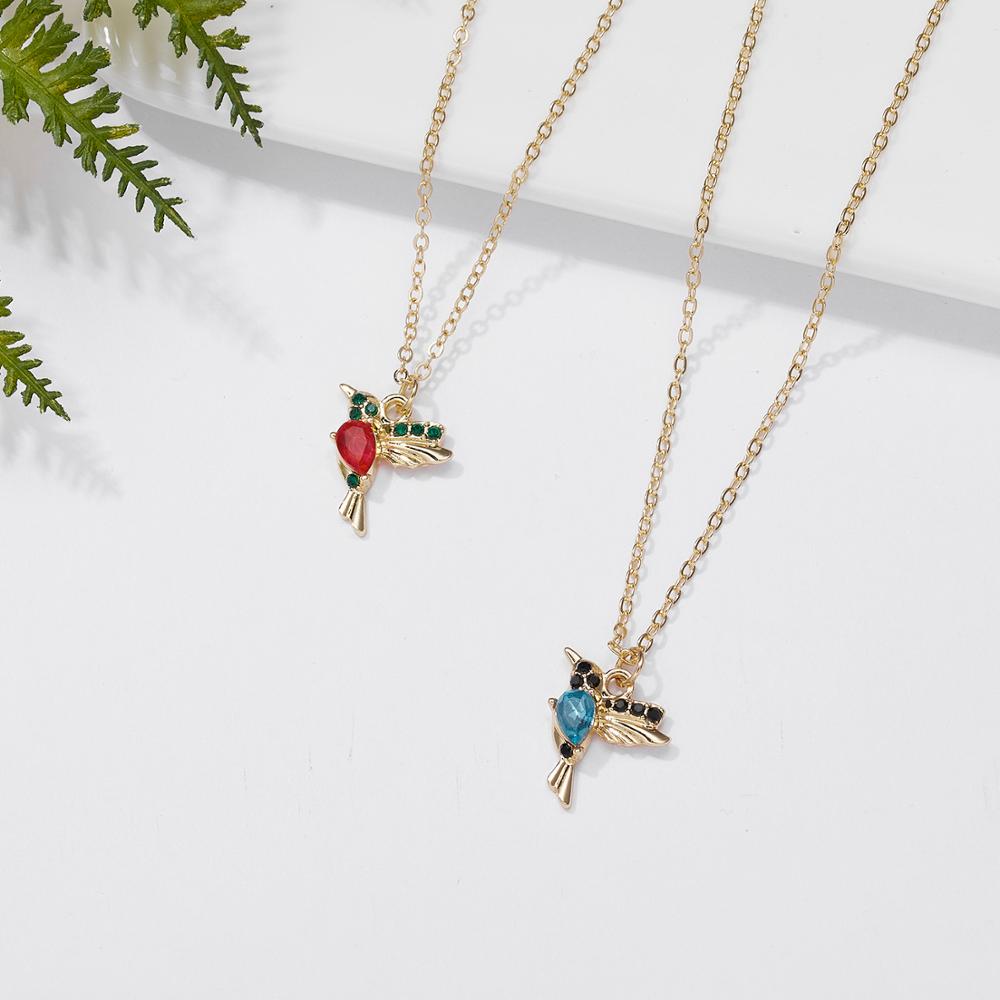 Peris Gems Crystal Hummingbird Necklaces for Women | Gold Necklace SHEIN Amazon Temu