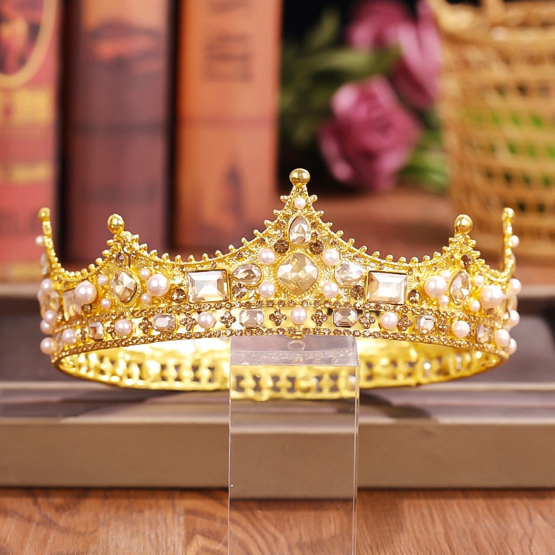 Peris Gems Crystal Rhinestone Crown Tiaras for Women | Diamond Hair Accessories Crystal Rhinestone Crown Tiaras for Women | Hair Accessories SHEIN Amazon Temu
