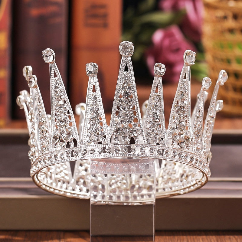 Peris Gems Crystal Rhinestone Crown Tiaras for Women | Diamond Hair Accessories Crystal Rhinestone Crown Tiaras for Women | Hair Accessories SHEIN Amazon Temu