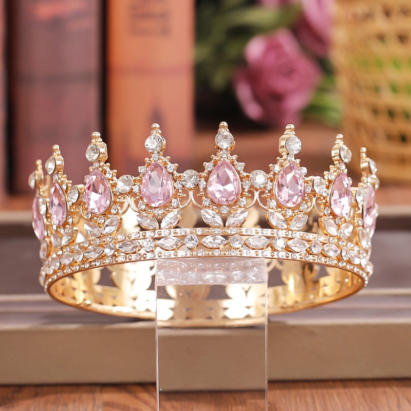 Peris Gems Crystal Rhinestone Crown Tiaras for Women | Diamond Hair Accessories Crystal Rhinestone Crown Tiaras for Women | Hair Accessories SHEIN Amazon Temu