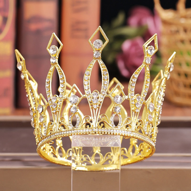 Peris Gems Crystal Rhinestone Crown Tiaras for Women | Diamond Hair Accessories Crystal Rhinestone Crown Tiaras for Women | Hair Accessories SHEIN Amazon Temu
