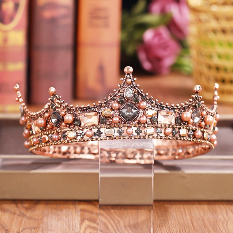 Peris Gems Crystal Rhinestone Crown Tiaras for Women | Diamond Hair Accessories Crystal Rhinestone Crown Tiaras for Women | Hair Accessories SHEIN Amazon Temu