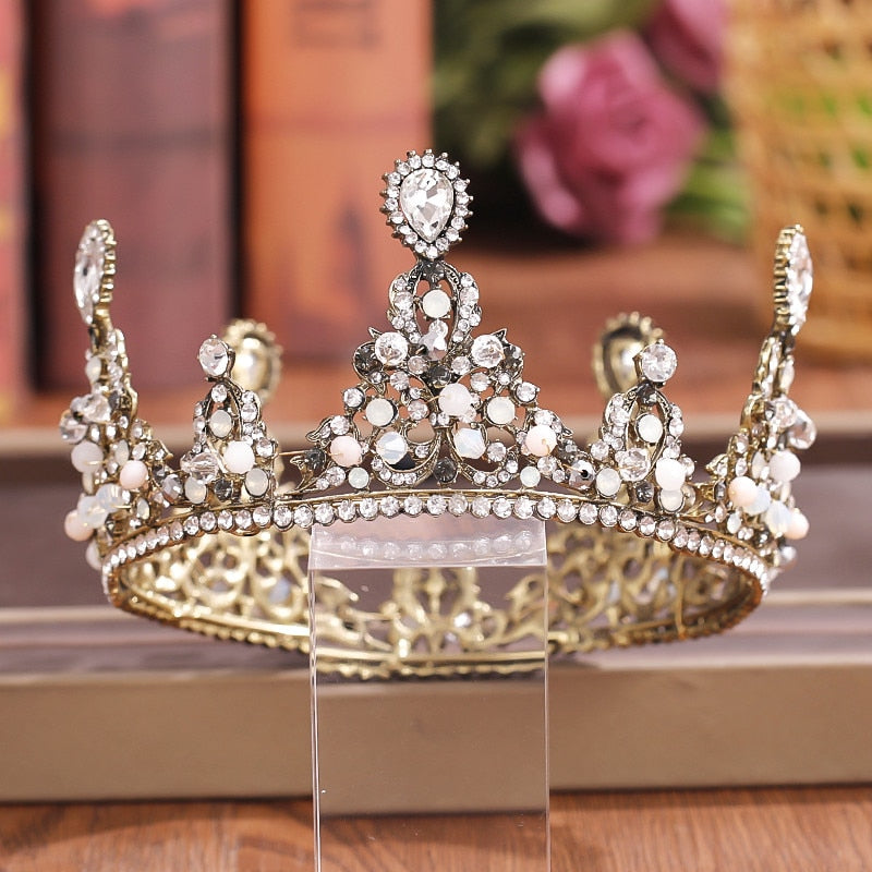 Peris Gems Crystal Rhinestone Crown Tiaras for Women | Diamond Hair Accessories Crystal Rhinestone Crown Tiaras for Women | Hair Accessories SHEIN Amazon Temu