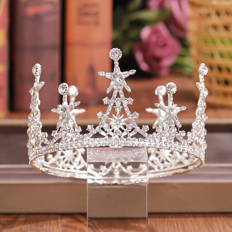 Peris Gems Crystal Rhinestone Crown Tiaras for Women | Diamond Hair Accessories Crystal Rhinestone Crown Tiaras for Women | Hair Accessories SHEIN Amazon Temu