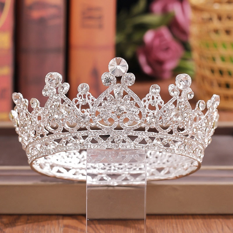 Peris Gems Crystal Rhinestone Crown Tiaras for Women | Diamond Hair Accessories Crystal Rhinestone Crown Tiaras for Women | Hair Accessories SHEIN Amazon Temu