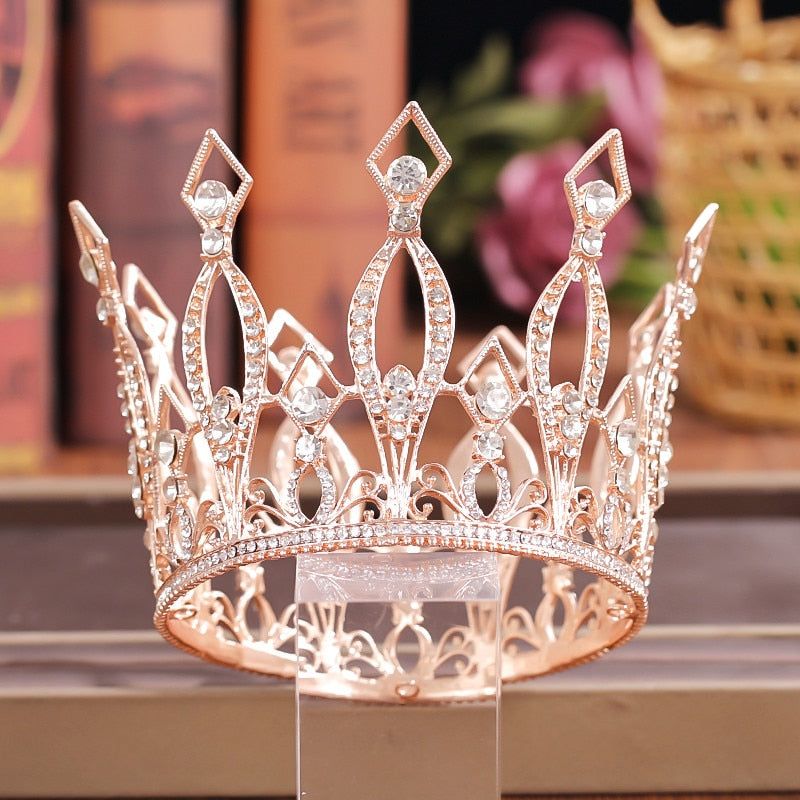 Peris Gems Crystal Rhinestone Crown Tiaras for Women | Diamond Hair Accessories Crystal Rhinestone Crown Tiaras for Women | Hair Accessories SHEIN Amazon Temu
