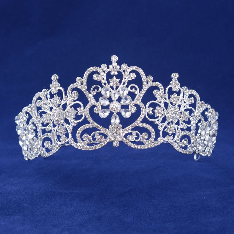 Peris Gems Crystal Rhinestones Royal Bridal Tiaras for Women | Diamond Hair Accessories Crystal Rhinestones Royal Bridal Tiaras for Women SHEIN Amazon Temu