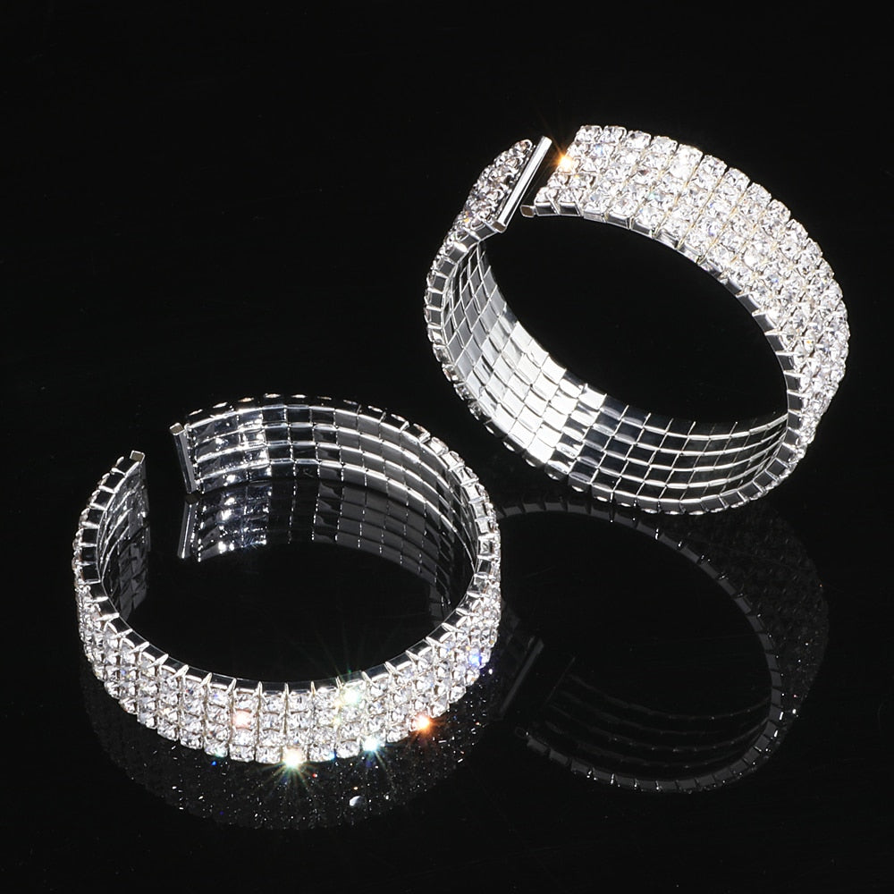 Peris Gems Crystal Tassel Bridal Jewelry Sets for Women | Diamond Wedding Set Crystal Tassel Bridal Jewelry Sets for Women | Wedding Set SHEIN Amazon Temu