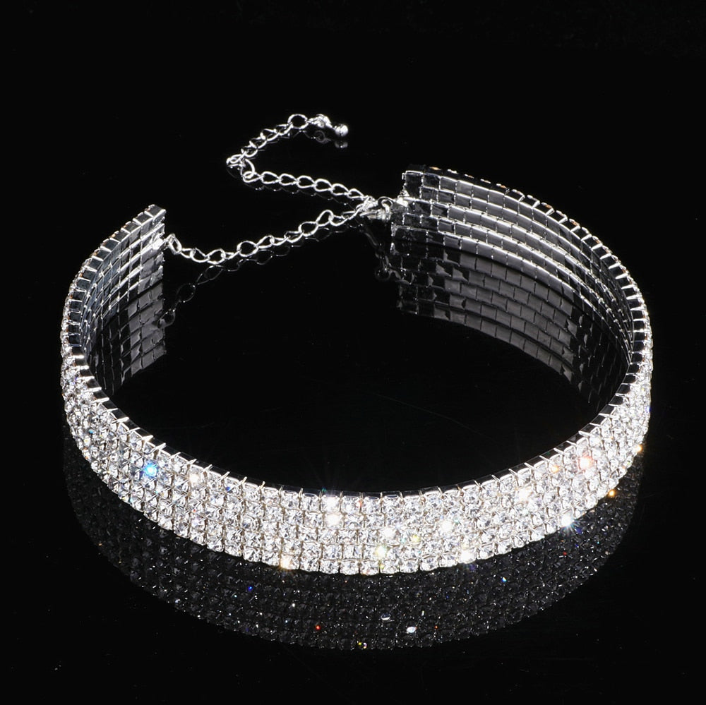 Peris Gems Crystal Tassel Bridal Jewelry Sets for Women | Diamond Wedding Set Crystal Tassel Bridal Jewelry Sets for Women | Wedding Set SHEIN Amazon Temu