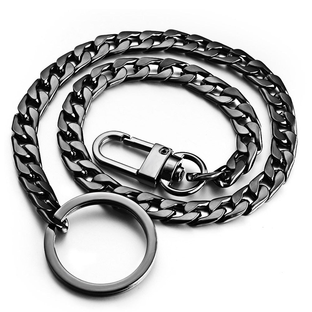 Peris Gems Cuban Belt Wallet Chain 40cm | Pant Pocket Keychains SHEIN Amazon Temu