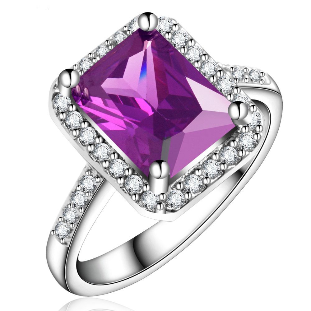 Peris Gems Cubic Diamond Engagement Style Ring for Women | Silver and Gold Rings Cubic Diamond Engagement Style Ring for Women SHEIN Amazon Temu