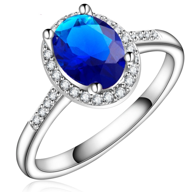 Peris Gems Cubic Diamond Engagement Style Ring for Women | Silver and Gold Rings Cubic Diamond Engagement Style Ring for Women SHEIN Amazon Temu