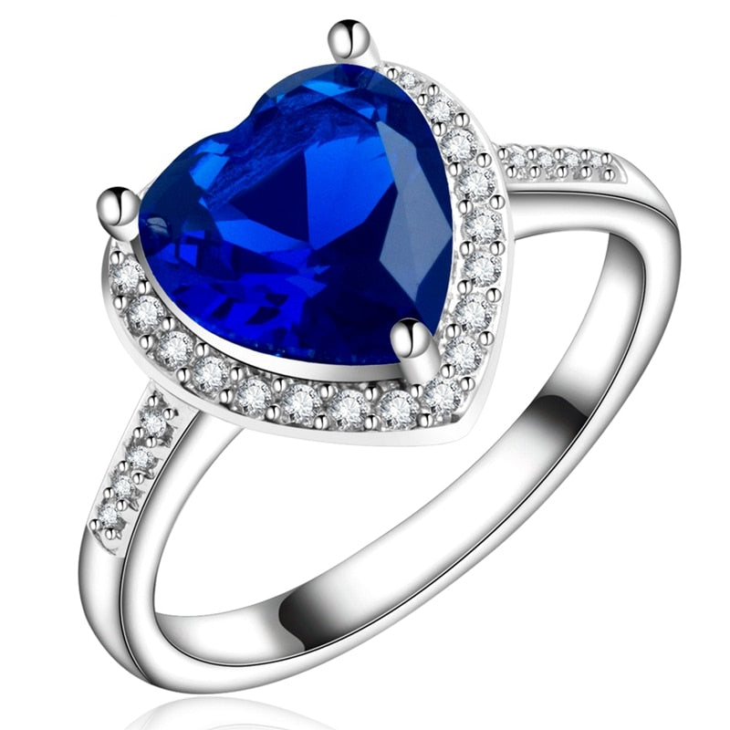 Peris Gems Cubic Diamond Engagement Style Ring for Women | Silver and Gold Rings Cubic Diamond Engagement Style Ring for Women SHEIN Amazon Temu